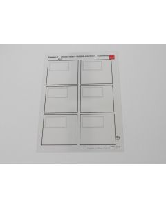 Auswertefolie Etiketten 1  hamet e+