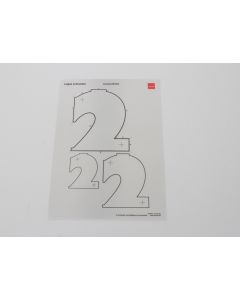 Auswertefolie Logos schneiden hamet drei Modul K