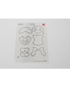 Auswertefolie Spiegelbilder hamet drei Modul K