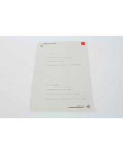 Auswertefolie Maße B hamet drei