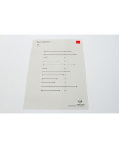 Auswertefolie Maße C hamet drei