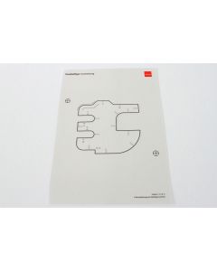 Auswertefolie Parallelfigur hamet drei