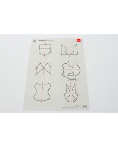 Auswertefolie Spiegelbilder hamet drei