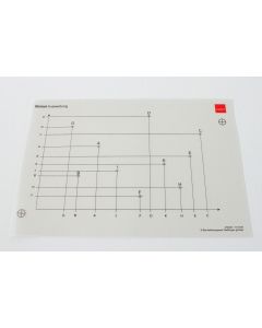 Auswertefolie Winkel hamet drei