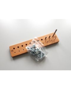 Steckbrett mit Schrauben